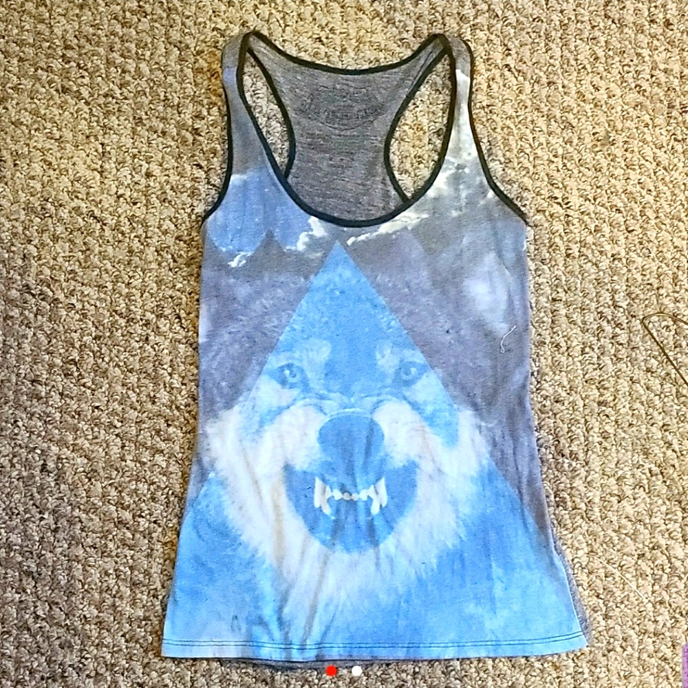 Hot Topic wolf tank top